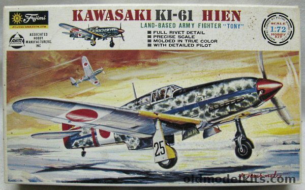 Fujimi 1/72 Kawasaki Ki-61 Hien Tony, FC-6-50 plastic model kit